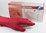Nitril Pearl Red Handschuhe, rot (Unigloves)