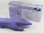 Nitril Pearl Saphir Handschuhe, flieder, lila (Unigloves)