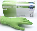 Nitril Pearl Green Handschuhe, cedro (Unigloves)