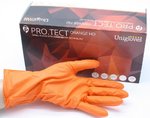 Nitril Protect orange HD Schutzhandschuhe puderfrei (Unigloves)