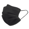 Mundschutz Profil Plus schwarz, 3-lagig, mit Gummizug (Unigloves) black