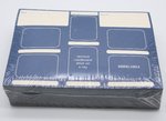 Dentalfilmkarten selbstklebend für 6 Filme 3x4cm, 100 Karten DIN A6 (MGK) 21206 dunkelblau